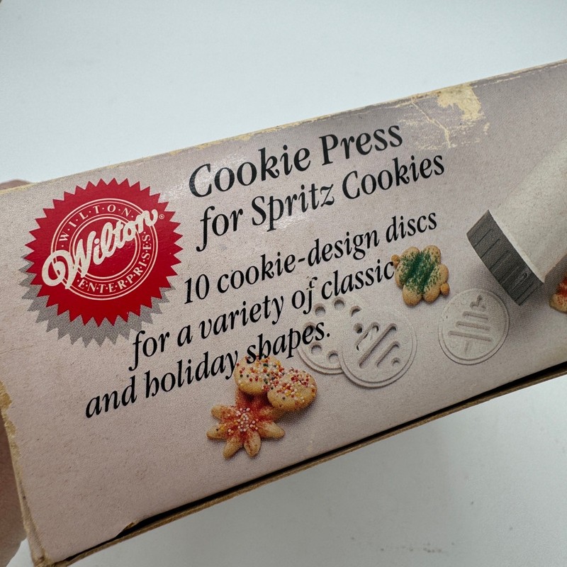 Vintage Wilton Cookie Press for Spritz Cookies, 1988 gallery