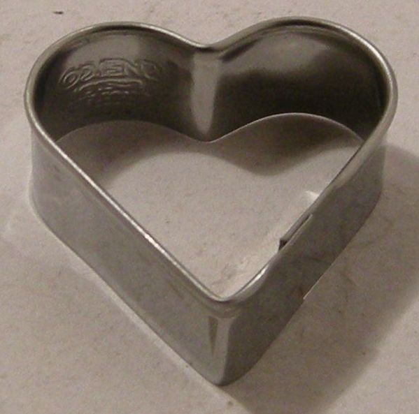 Cookie/Biscuit cutter Heart s/s 6 cm&1.5cm Deep Guaranteed Quality