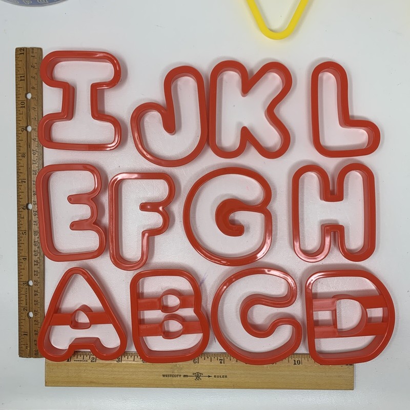 Wilton 48 Pcs ABC 123 Alphabet Letters Numbers Math Signs Symbols Cookie Cutters gallery
