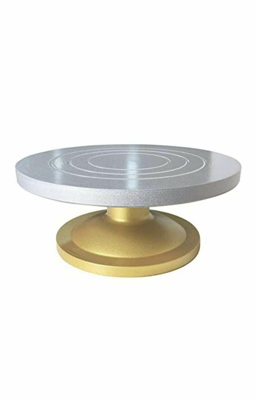 360 Degree Smooth Rotating Fiber Cake Stand Decorating Turntable Decorate Cake gallery