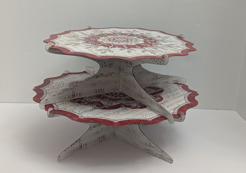 Christmas Cardboard Cake stands