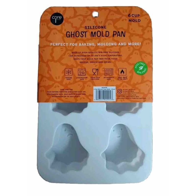 New Silicone White Ghost 6 Cup Mold Pan By Core Kitchen gallery