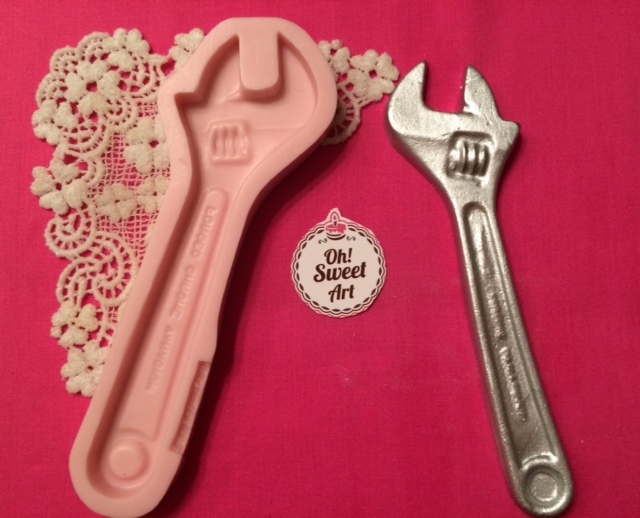 Hand Tool, Wrench, tools Silicone Mold Food Safe decoration Cake Cupcake