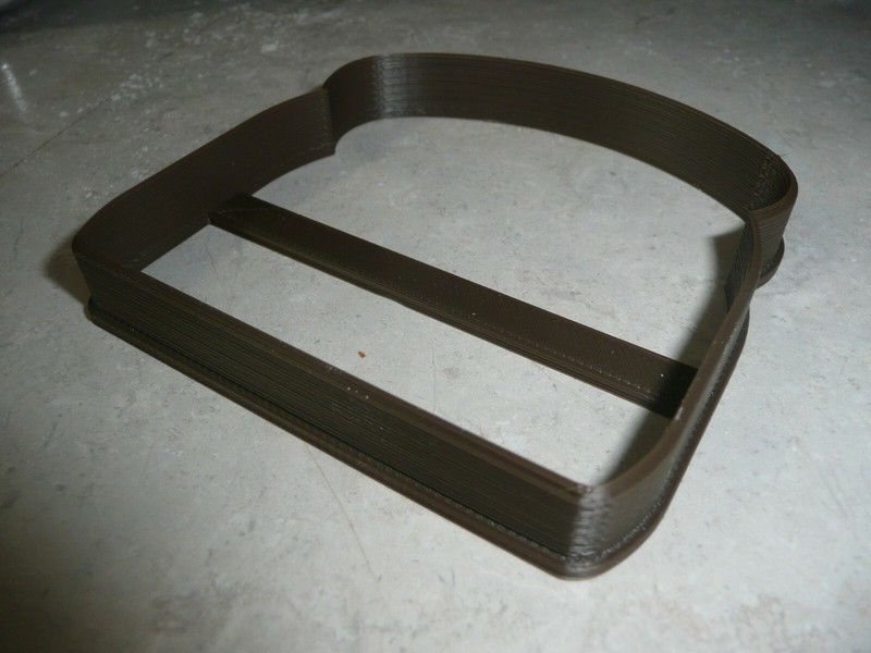 SLICED BREAD OUTLINE SANDWICH TOAST SLICE SPECIAL COOKIE CUTTER USA PR3406 gallery