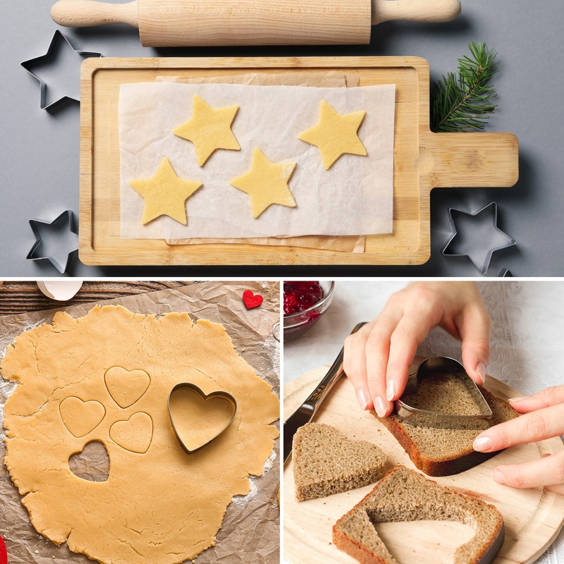 Maple Leaf Cookie Cutter Set Assorted Sizes Stainless Steel Polish gallery