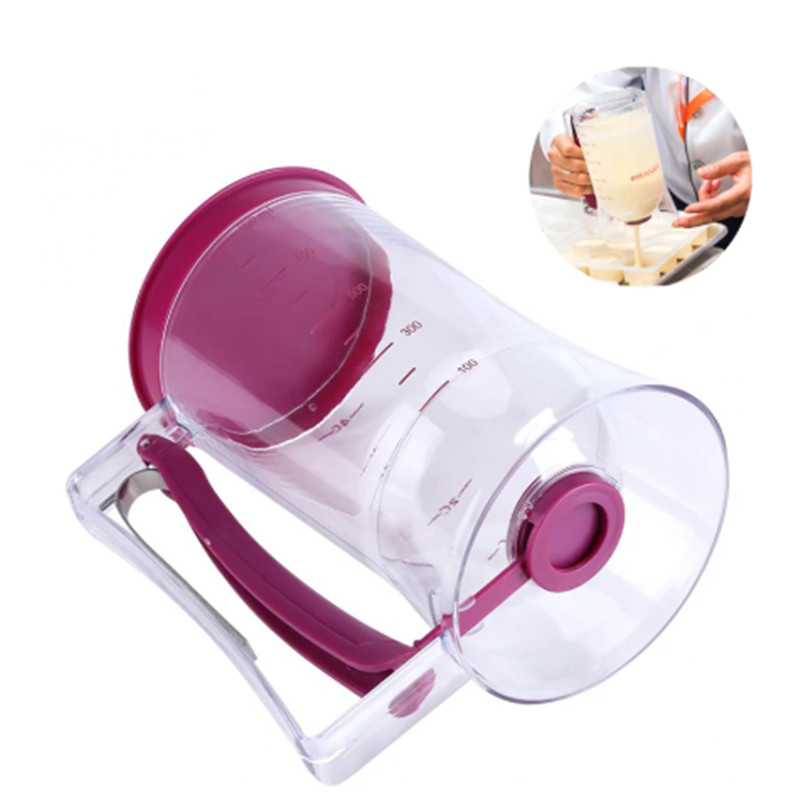 Batter Dispenser Cupcake Pancake Muffin Kitchen Measuring Baking Mix Tool 900ml gallery