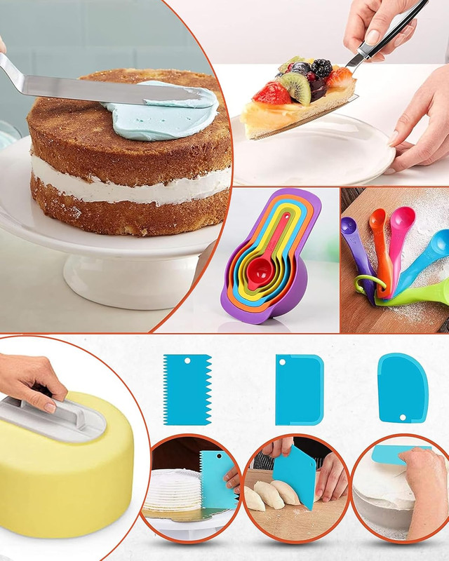 Cake Decorating Kit with Baking Supplies - Complete Decoration Set gallery