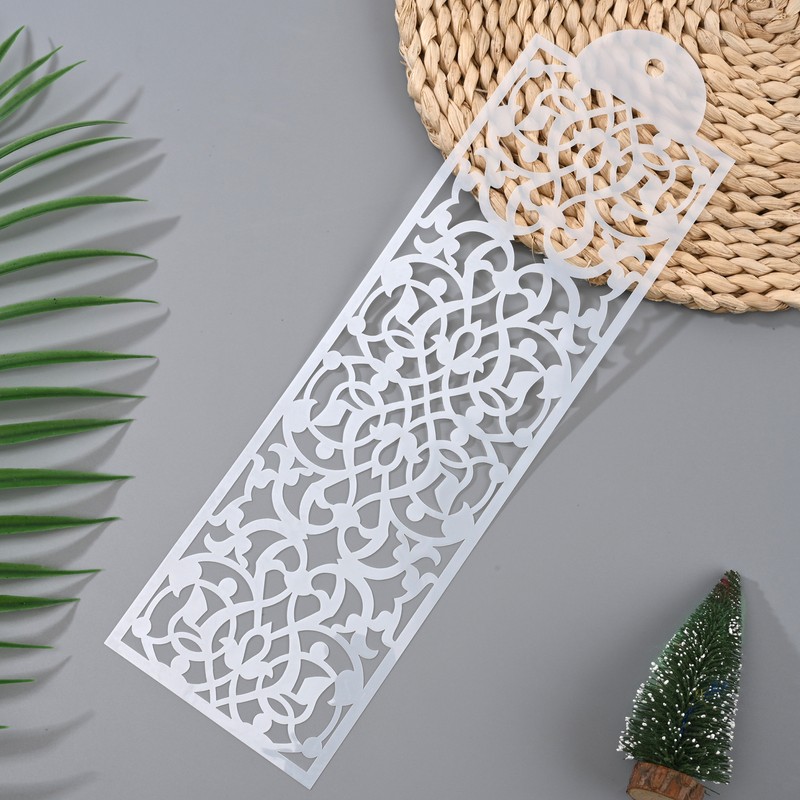 8Pcs Cake Stencil Leaf Shape Decorating Lace Cake Boder Stencils Template Mold gallery