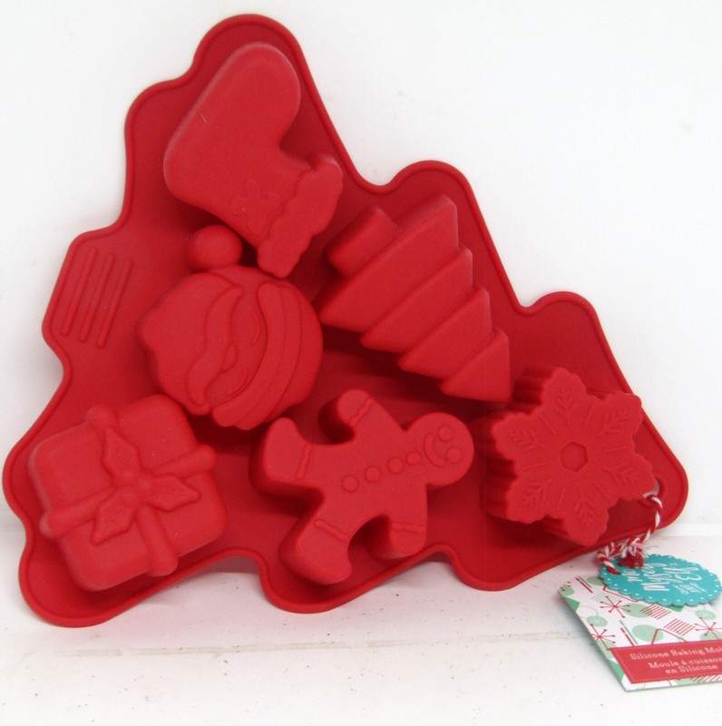 Me, Myself and Elf Silicone Holiday Tree-Shaped Baking Mold. New. gallery