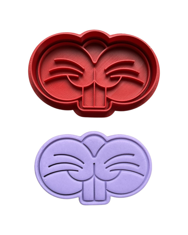 Bunny nose Cookie Cutter Stamp Easter PYO gallery