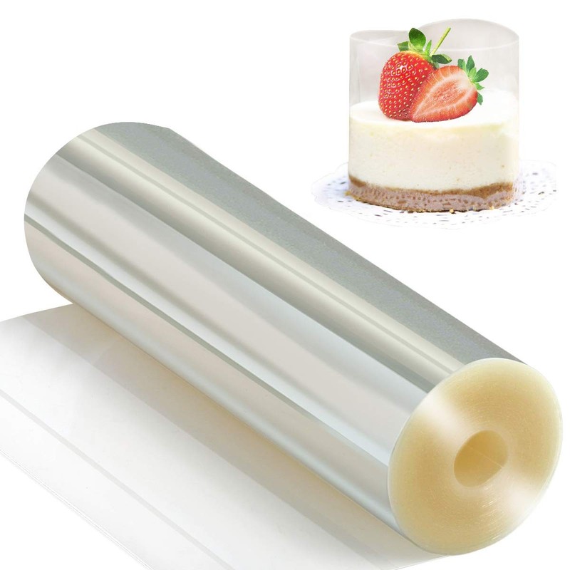 Cake Collars Acetate Rolls Clear Strips Mousse Baking Decor 6.3 x 394 Inch