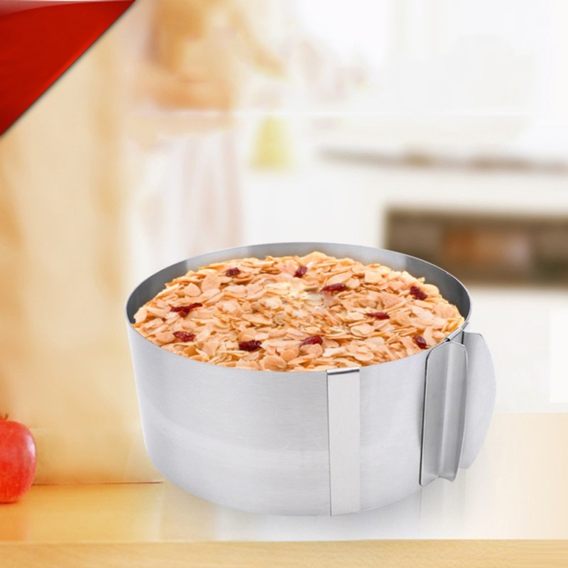 Stainless Steel Adjustable Round Cake Mold Mousse Mold 6 Inch to 12 Inch gallery