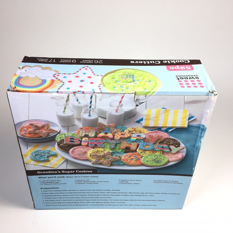 Sweet Creations 52 Pc Cookie Cutters Bake Letters Numbers & Shapes By Good Cook gallery