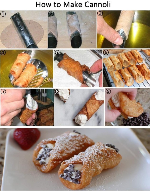 Stainless Steel Cream Horn Molds - 21 Pcs, Cannoli Form Tubes, Croissant Baki... gallery