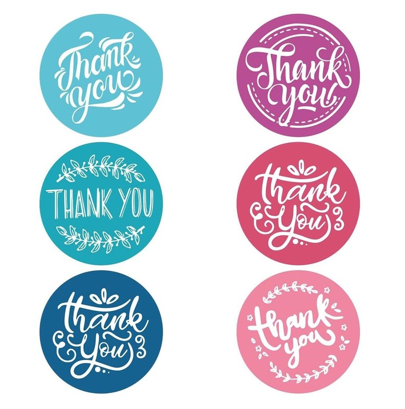 100x Self Sealing Cellophane Bags Clear Resealable Cookie Bags Thank-you Sticker gallery