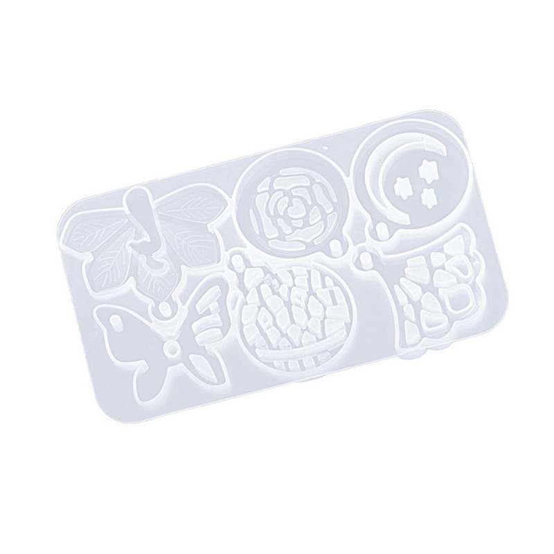Versatile Silicone Earring Pendant Mold Ideal For Necklaces Bracelets And More