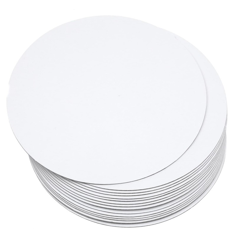 40 Pack 12 Inch Round Cake Boards White Cake Cardboards for Displaying Cakes