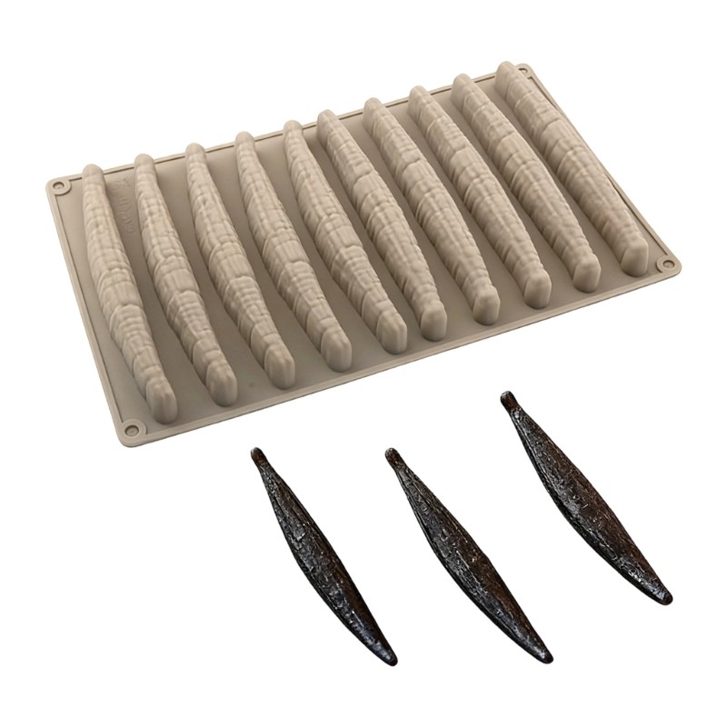 Creative Silicone Vanilla Pods Mousse Mold Kitchen Bakewares Dessert Baking Tool gallery