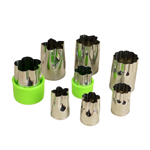 8pcs Stainless Steel Vegetable Fruit Cutter Mold Flowers Cartoon Cake Biscuit gallery