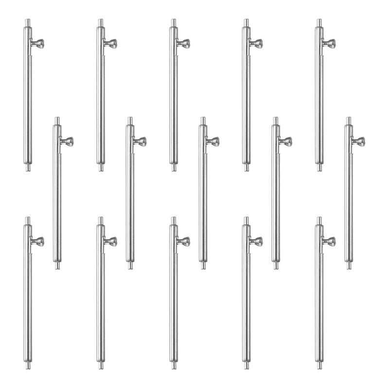 15 Quick Spring Bars 21mm Stainless Steel 304 for Watches