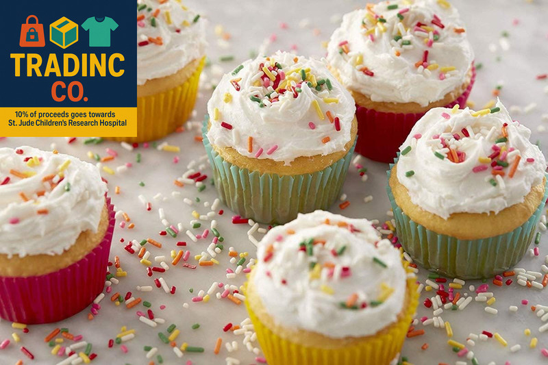 Colored Mini Paper Cupcake Liners Vibrant Muffin Baking Cups 400-Count gallery