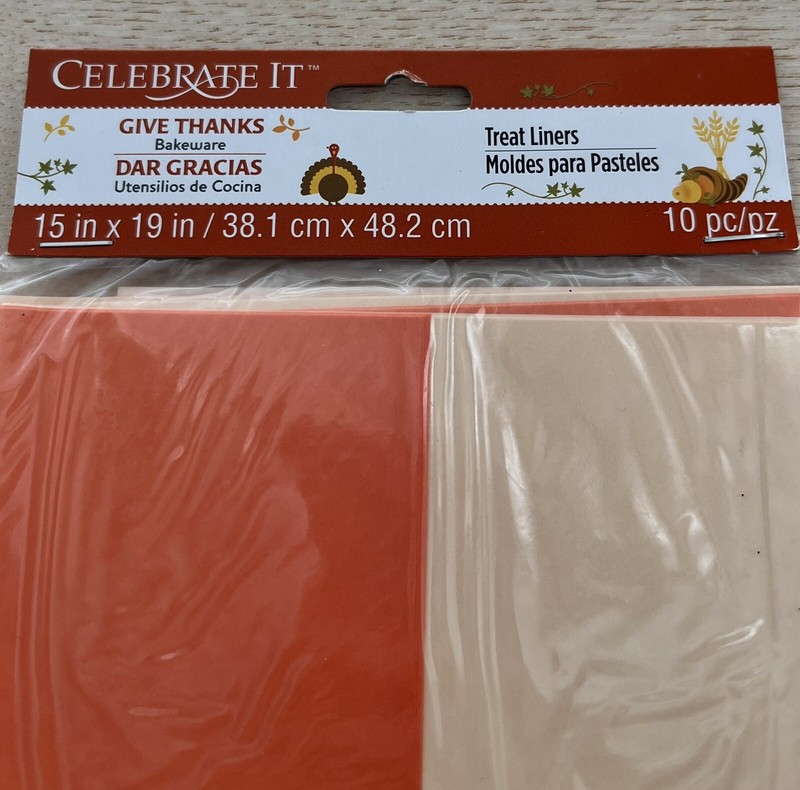 Fall Party LOT- Pie Boxes Cookie Plate Bags Cupcake Toppers Treat Liners - 69 pc gallery