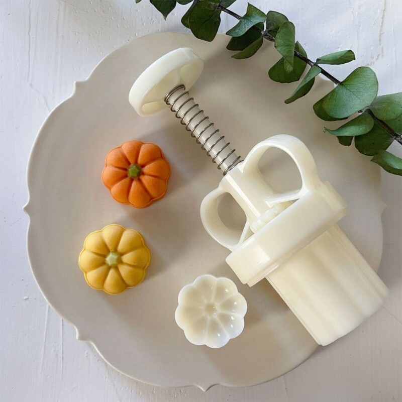 Kitchen Supplies 20g Pumpkin Mooncake Moulds Multi-Purpose Reusable Stamps gallery