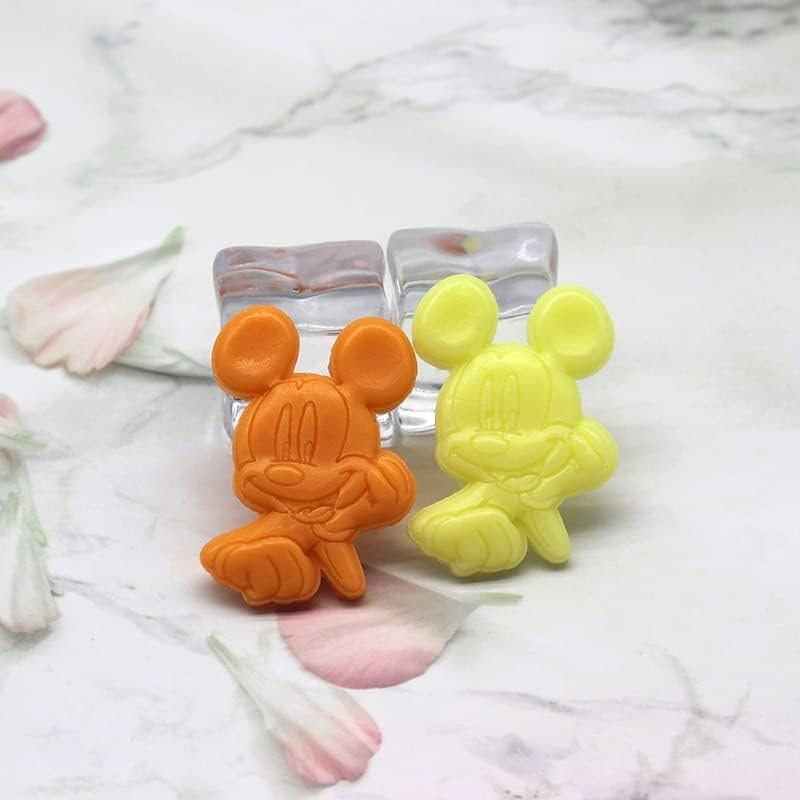 2 Cavity Mouse Mice Head Silicone Molds for DIY Fondant Candy Making Chocolate M gallery