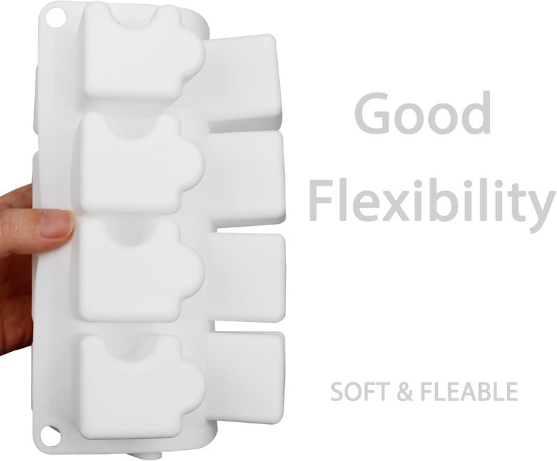 3D Puzzle Silicone Molds, 20-Cavity Baking Tray for Chocolate Pudding Mousse ... gallery