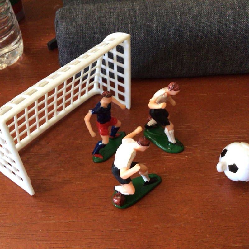 Vintage Soccer Players Cake Toppers gallery