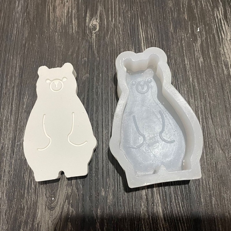 Bear Shape Silicone Molds Animal Silicone Mould for Soap Gypsum Ornamen gallery