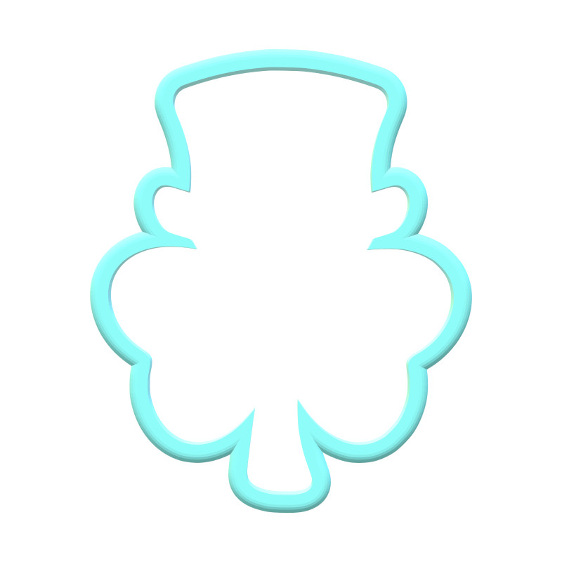 Clover With Hat Cookie Cutters gallery