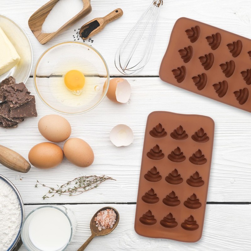 3Pcs Coffee Silicone Mold for Cupcake Jelly Chocolate and Candy Baking gallery