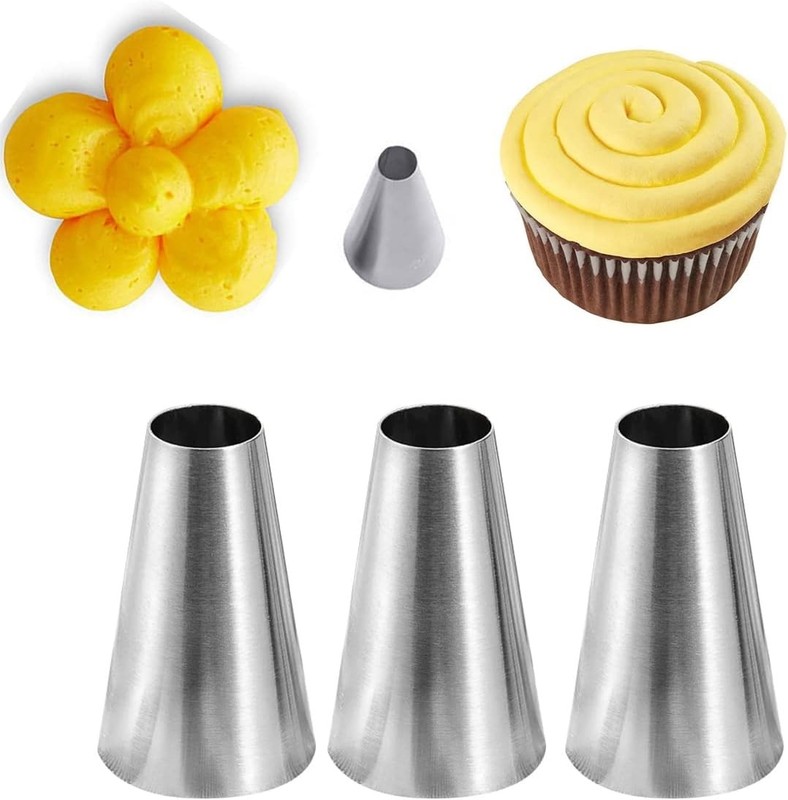 Churro Piping Tip,Piping Tips Eclair,Open Star Pastry Tip Large Piping,9FT Icing gallery