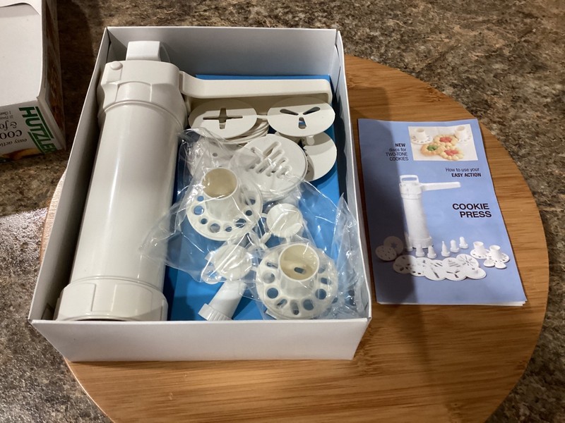 Vintage Hutzler Easy Action Cookie Press & Food Decorator gallery