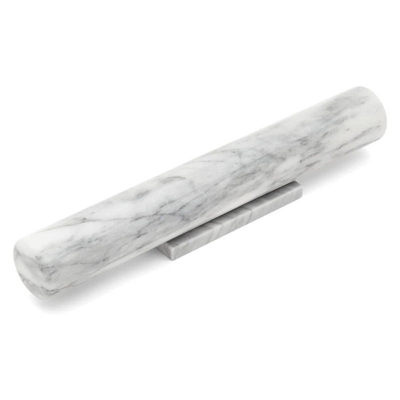 Fox Run French Marble 11″ Rolling Pin with Base, Handle Free