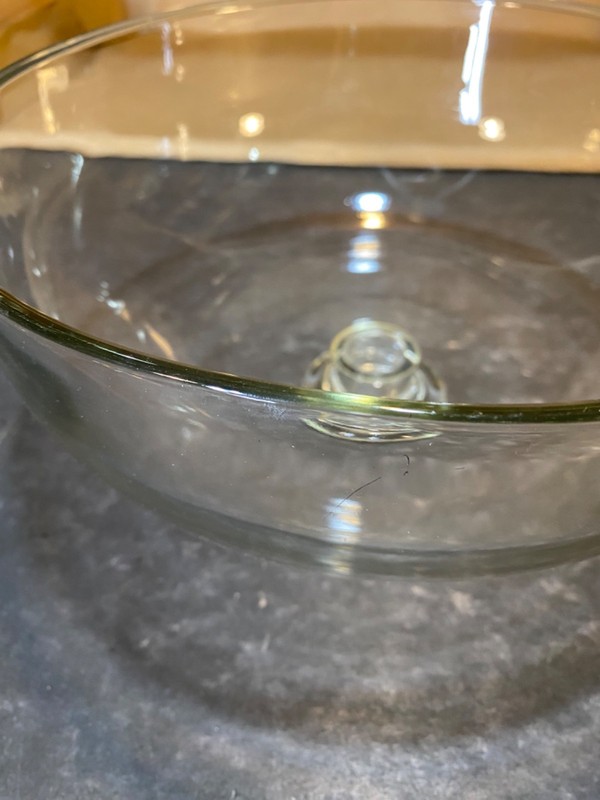 Clear 11" Cake Cloche - Thick - 2.5 inch diameter handle. GORGEOUS gallery