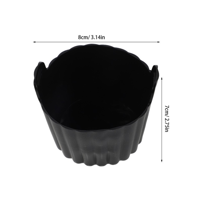 8 Pcs Silicone Muffin Cups Baking Liners Reusable Steaming Mold For Oven gallery