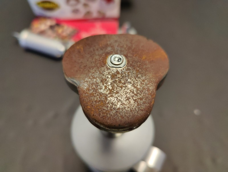 Vintage MIRRO Aluminum Cookie Press Pastry -3 Tips -12 Discs Decorator Set -Wood gallery