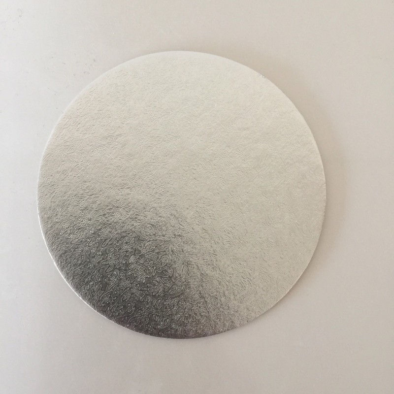 25 X 3" Inch (75mm) SILVER ROUND Thin Cut Edge Cake Cards Boards Culpitt gallery