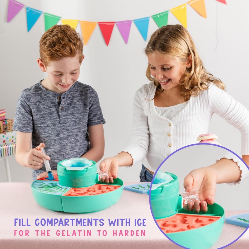 Gummy Candy Making Kit for Kids & Adults - 4 Mold Shapes, DIY Candy Maker, Fun G gallery