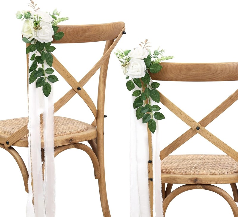 Wedding Aisle Decorats for Wedding Ceremony Set of 10 Pew Flowers for