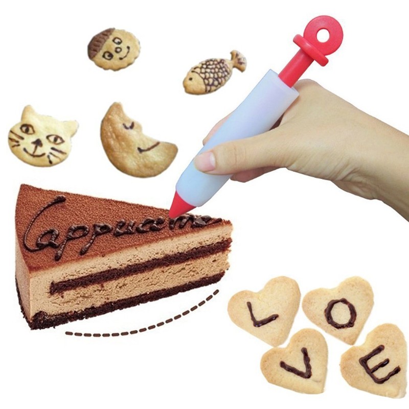 Silicone Piping Pen Non-stick Silicone Cake Decorating Baking Accessory gallery