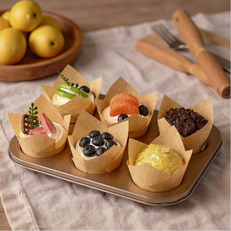 Set of 300 Tulip Cupcake Liner - Baking Cups Muffin Liners Wrappers for Weddi... gallery
