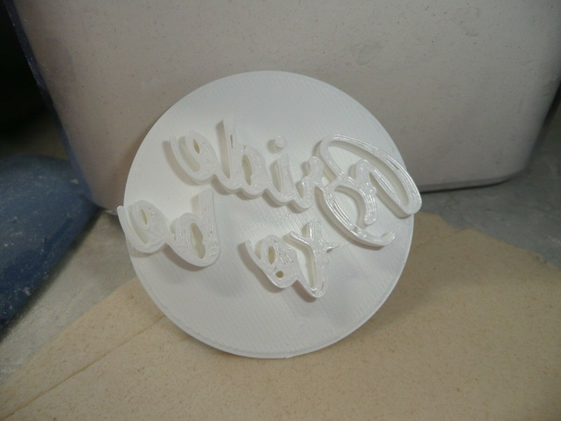 BRIDE TO BE WORDS SCRIPT FONT BRIDAL SHOWER BACHELORETTE COOKIE STAMP USA PR4014 gallery