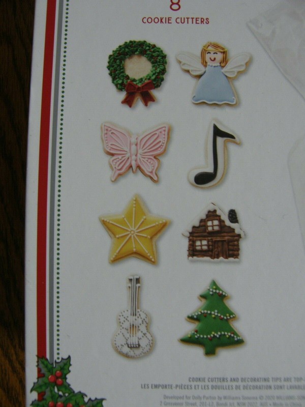 26 Piece:Williams Sonoma Dolly Parton Christmas Cookie Cutter Box Set, Star -New gallery