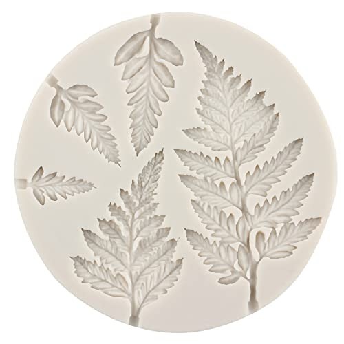 Tree Leaf Silicone Mold Fern Leaves Fondant Molds Fern Mold For Cake Style B gallery