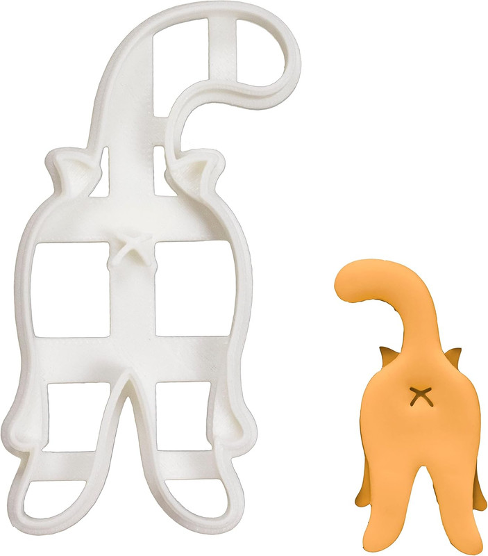 Kitty Butt Cookie Cutter, 1 Piece –