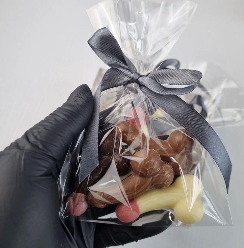 Mold for chocolate "3D penis 5in". Plastic mold for chocolate confectionery gallery