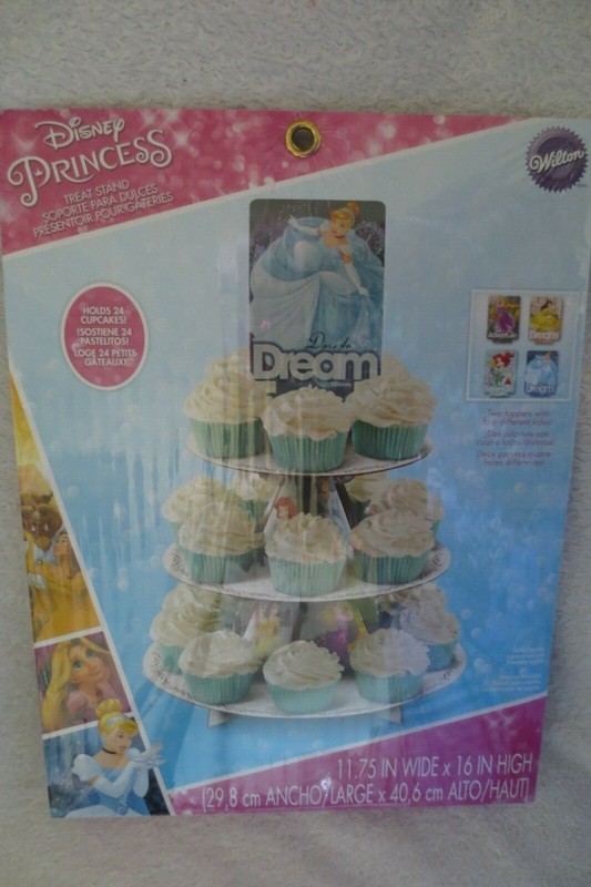 Wilton Disney Princess Treat Stand Two Toppers Hold 24 Cupcakes New gallery